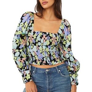 Free People Ariana Printed Top